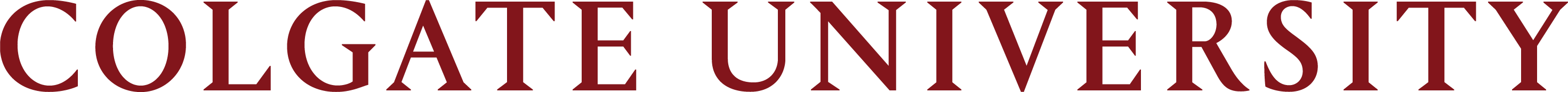 Colgate University email wordmark