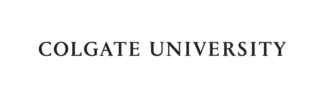Colgate University one line wordmark