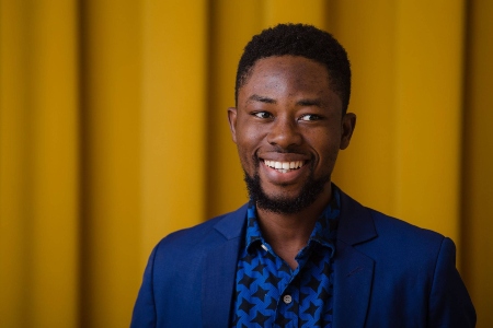 Headshot of poet Gbenga Adesina