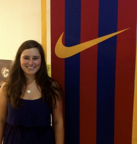 Gracie Rentschler ’16 at Nike in Shanghai