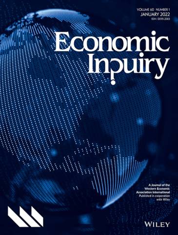 Cover of Economic Inquiry 