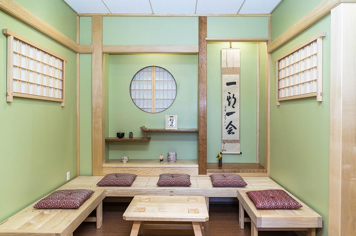 The Japanese alcove of the East Asian Lounge in Lawrence Hall.