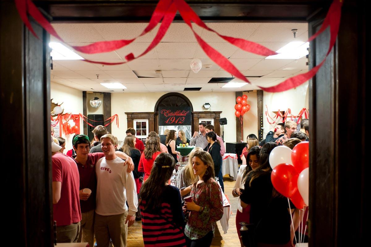 The Red Ball was a HIV/AIDS awareness and fundraising party presented by SGAC (Student Global AIDS Campaign) and Theta Chi and co-sponsored by The Shaw Wellness Institute and Bunche House.  The purpose was to raise money for HIV/AIDS related charities and to raise awareness of issues on campus.