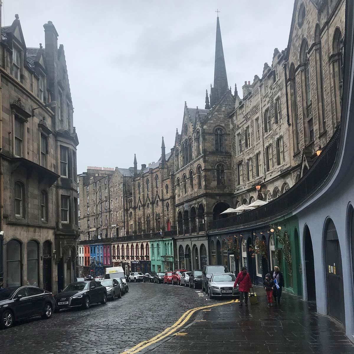 Victoria Street in Edinburgh