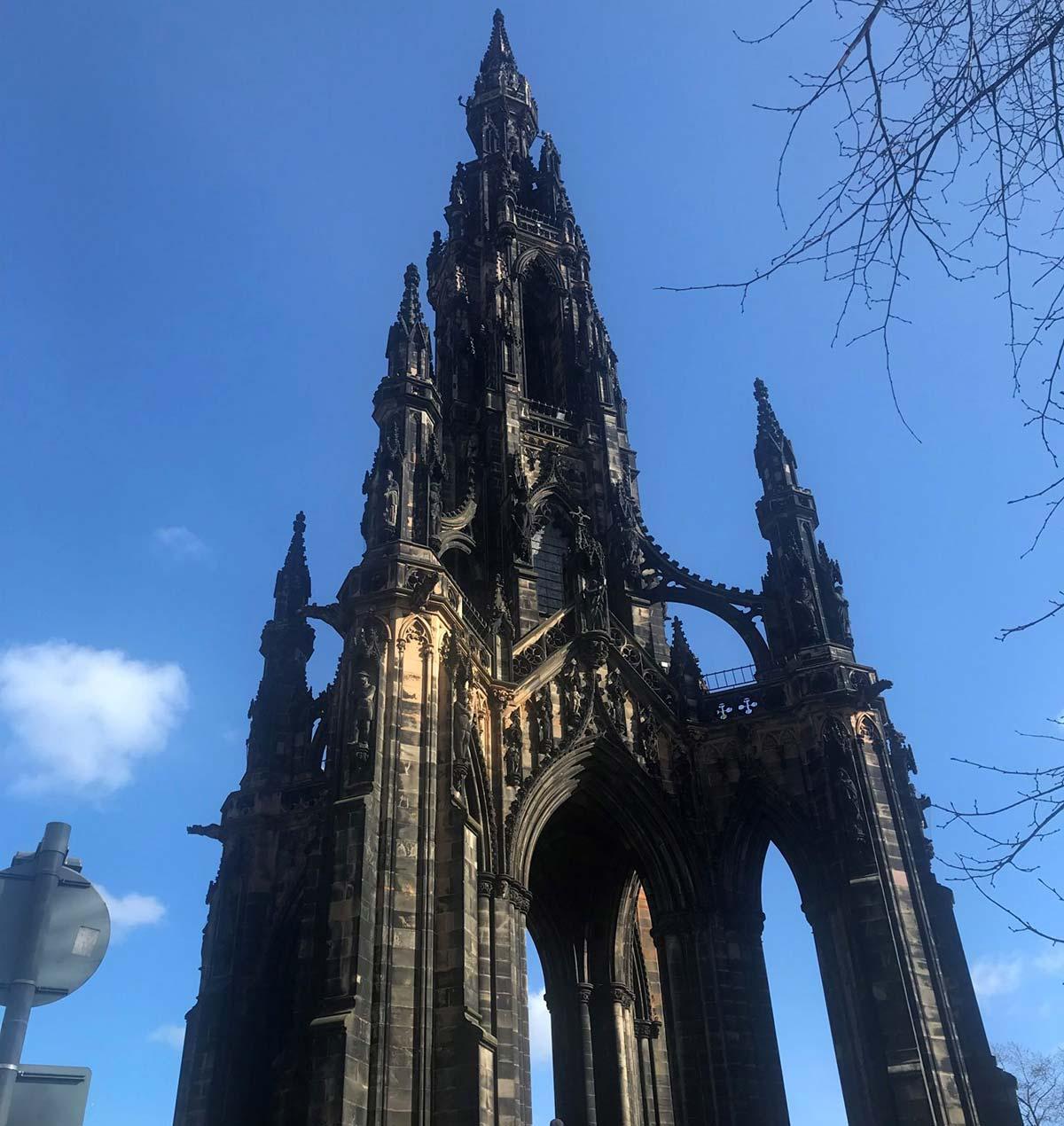 Spires of the Walter Scott Monument