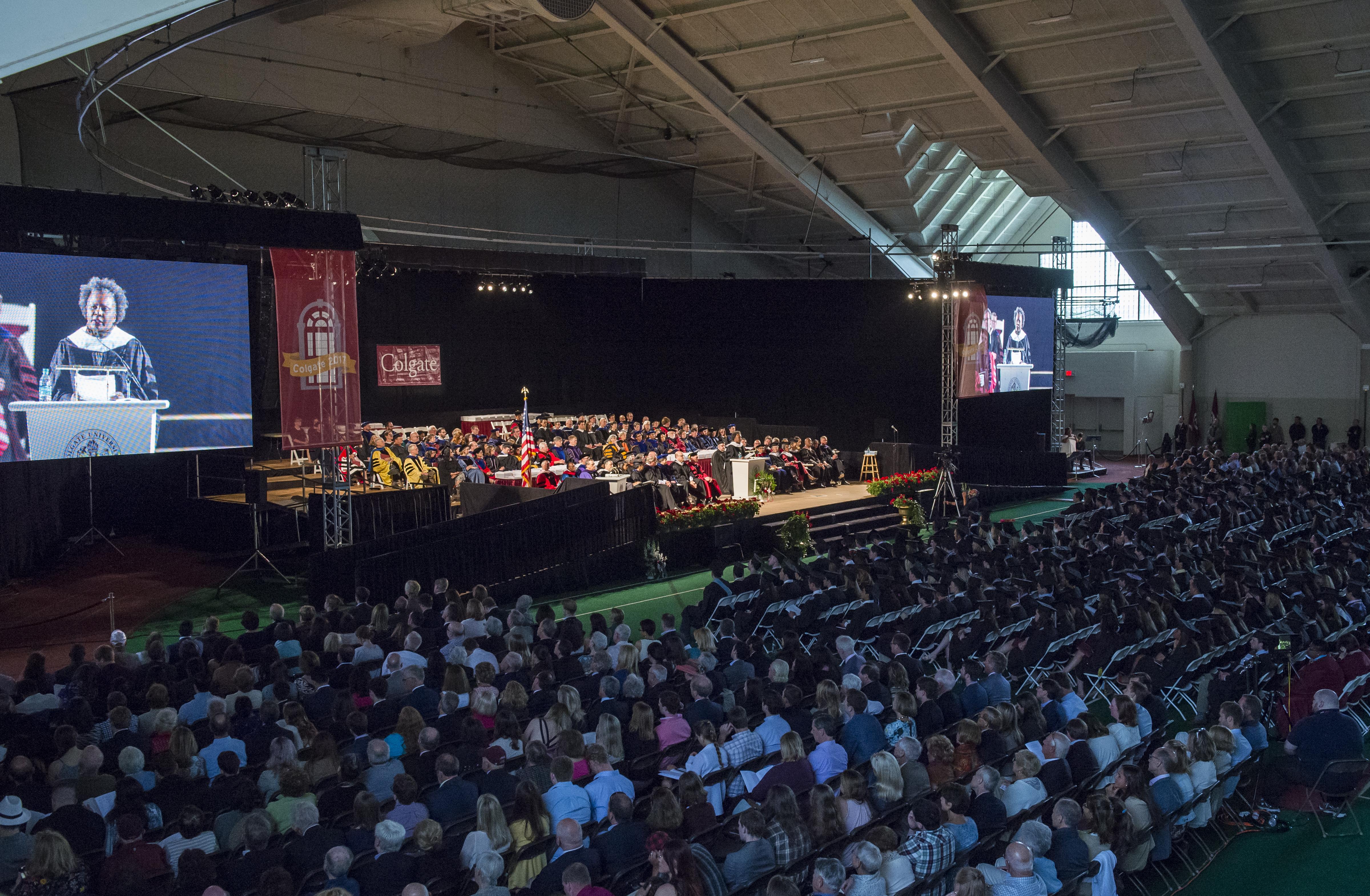 Colgate University commencement ceremony