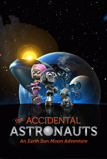 movie poster of robot children in space