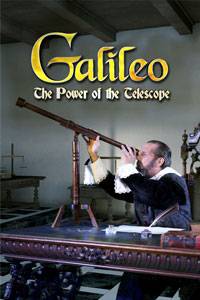 movie poster of Galileo looking through a telescope