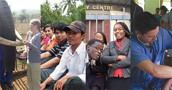 images from students using summer funding