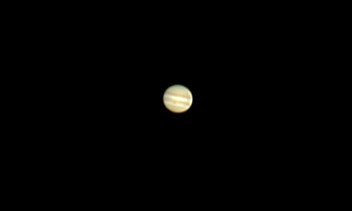 Telescope image of Jupiter