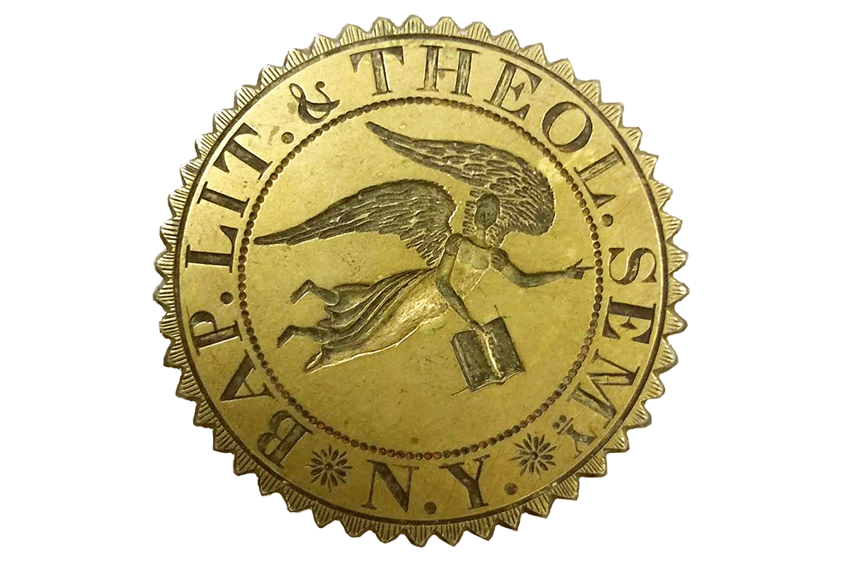 Baptist Literary and Theological Seminary seal, circa 1820.