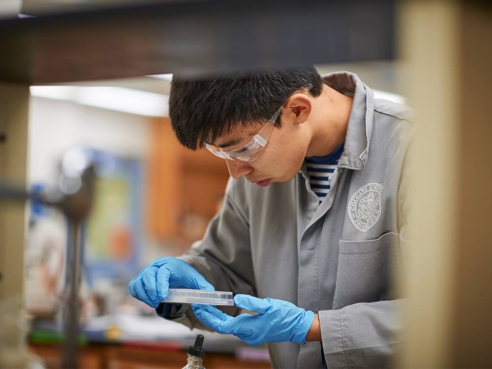 Student in Chemistry Lab