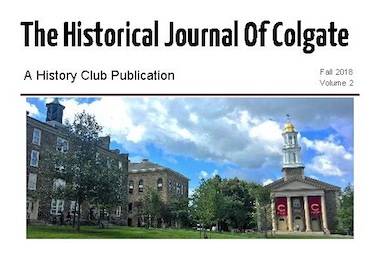 The Historical Journal of Colgate, volume 2