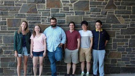 Celia M. Sherry '15, Fiona B. Evans '16, Prof. Jason M. Keith, Greg Zengilowski '15, Daniel Kim '15, Haochuan Wei '16