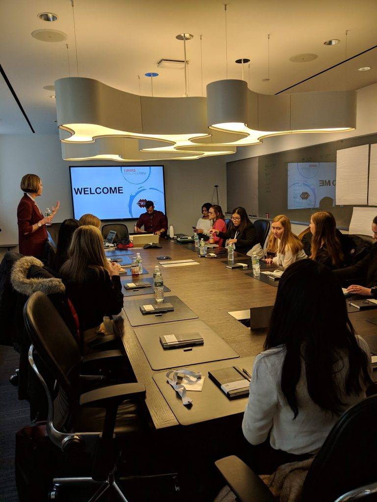 Students at Havas Health and You.