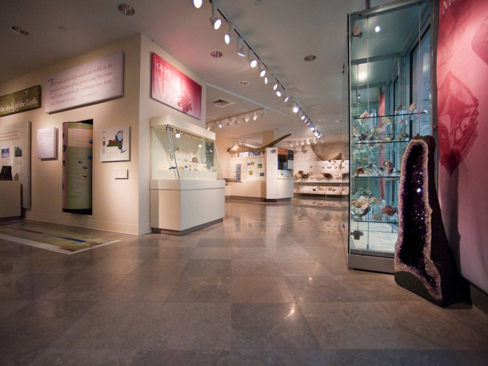 Robert M Linsley  Geology Museum interior photo