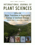 International Journal of Plant Sciences Cover