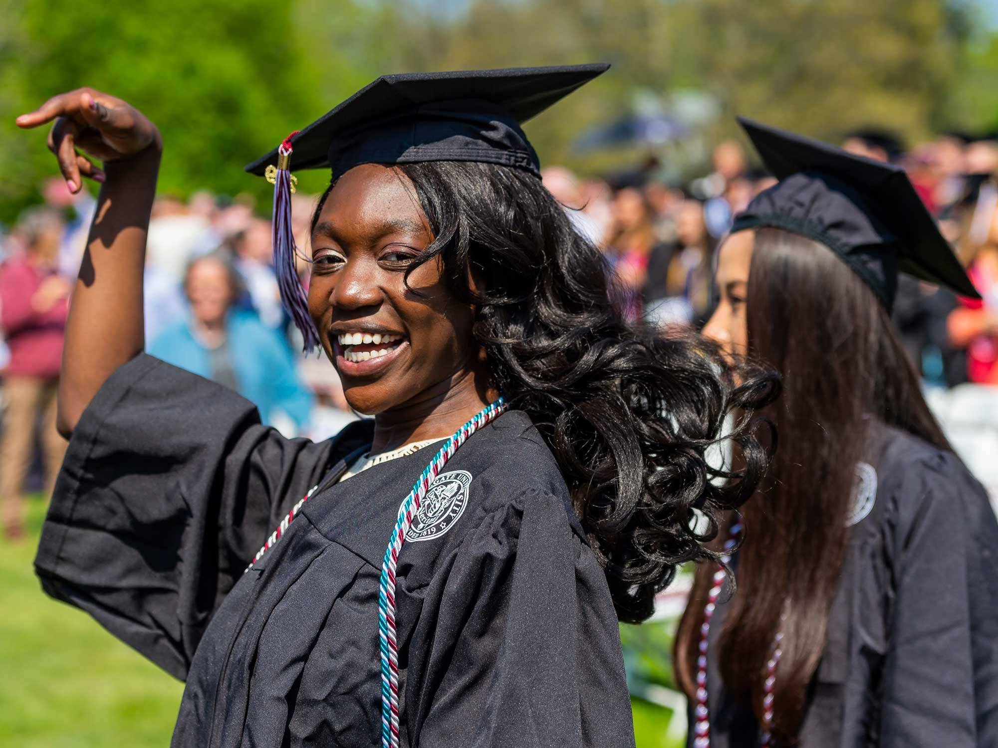 Graduates celebrate at commencement 2019