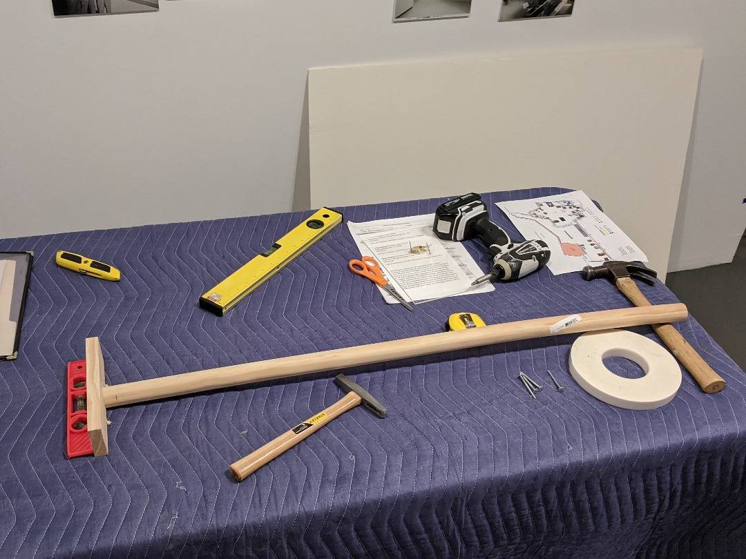 Tools on a table