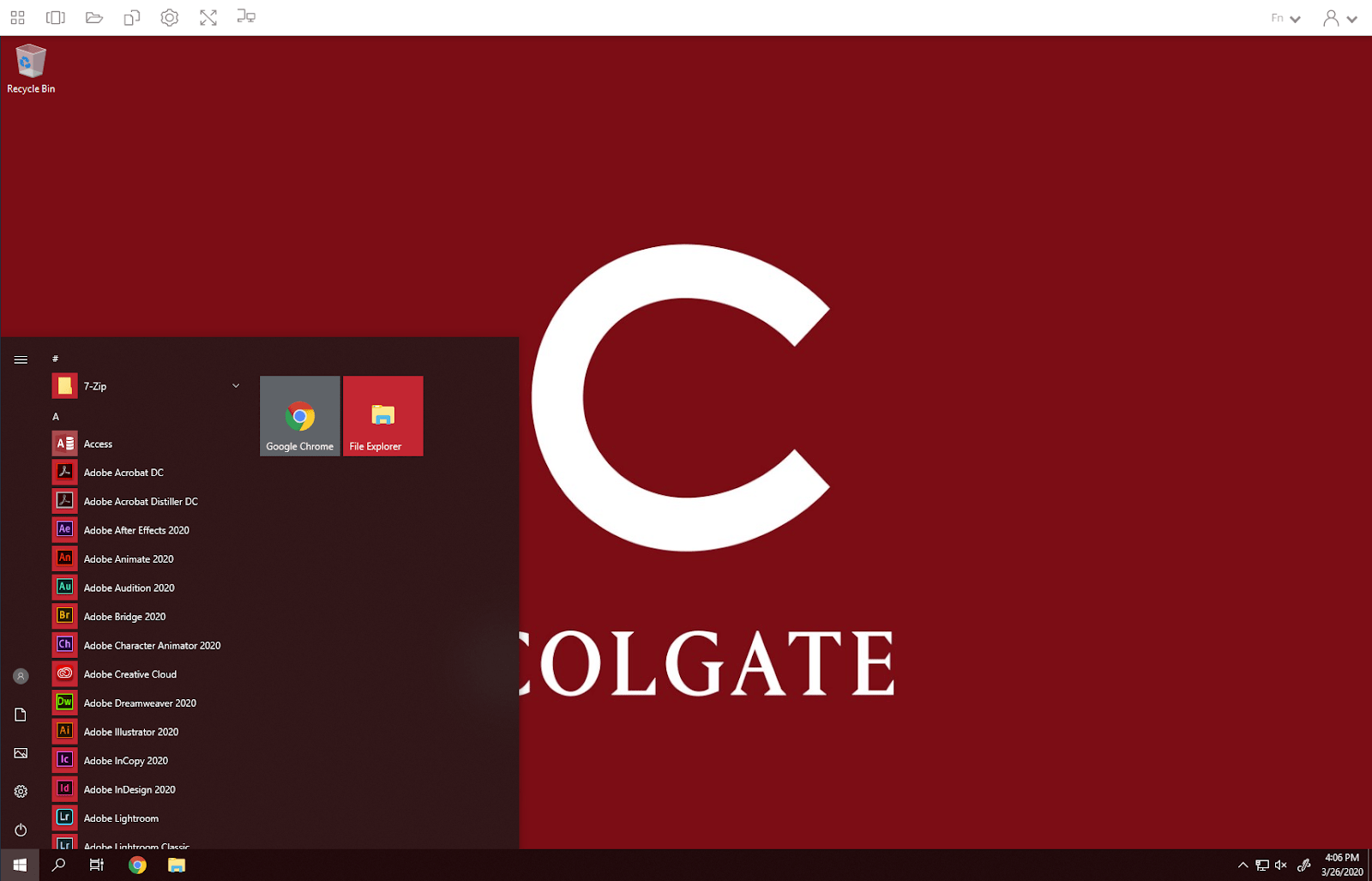 Screenshot of a standard Windows desktop