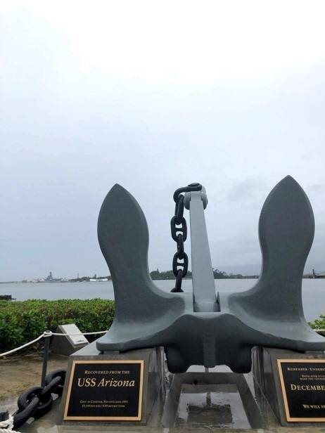 Anchor at the U.S.S. Arizona Memorial