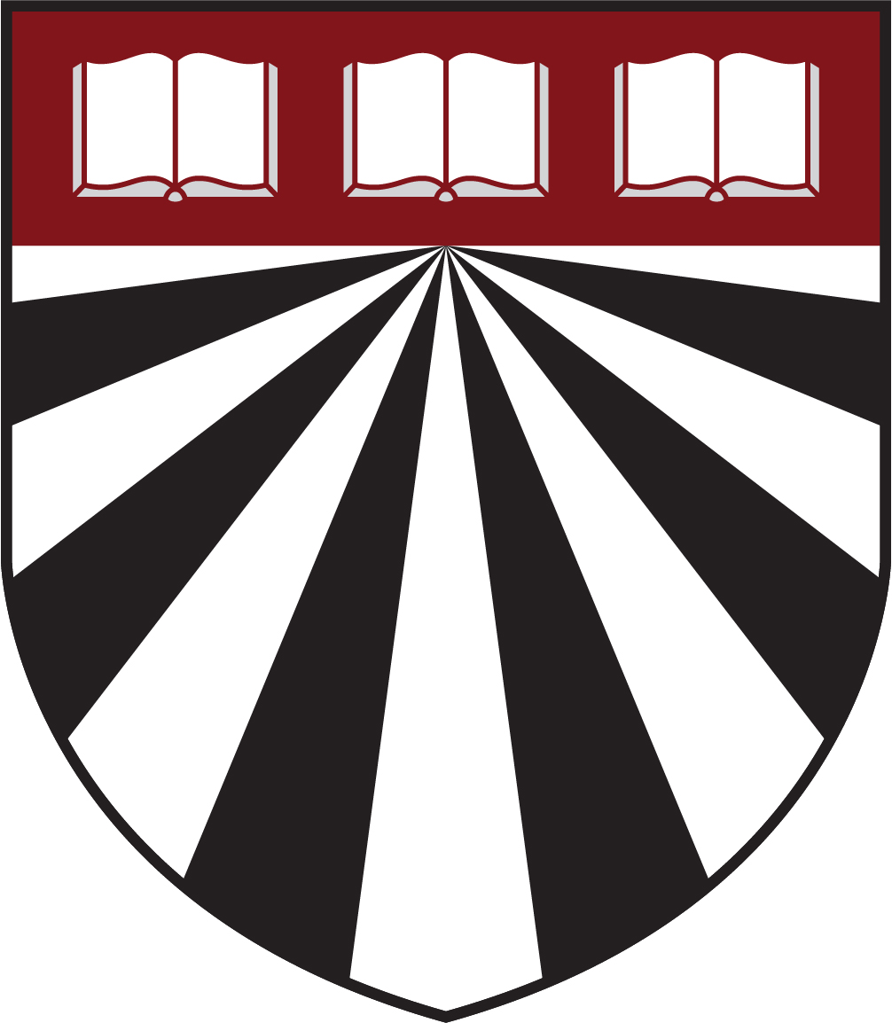 Shield with open books and beams of light