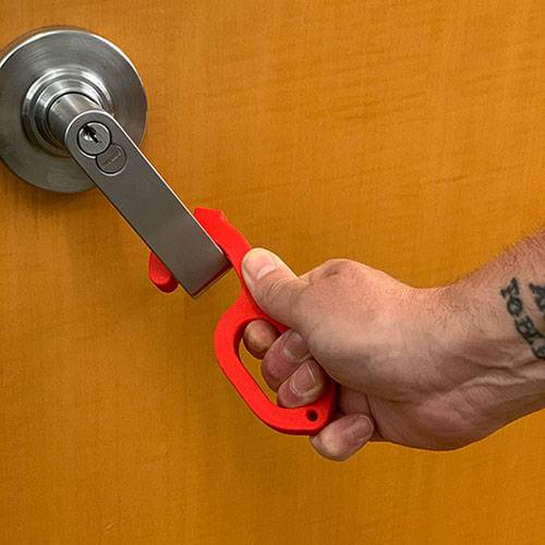 Demonstration of Using a Personal Contactless Device to Open a Door Handle