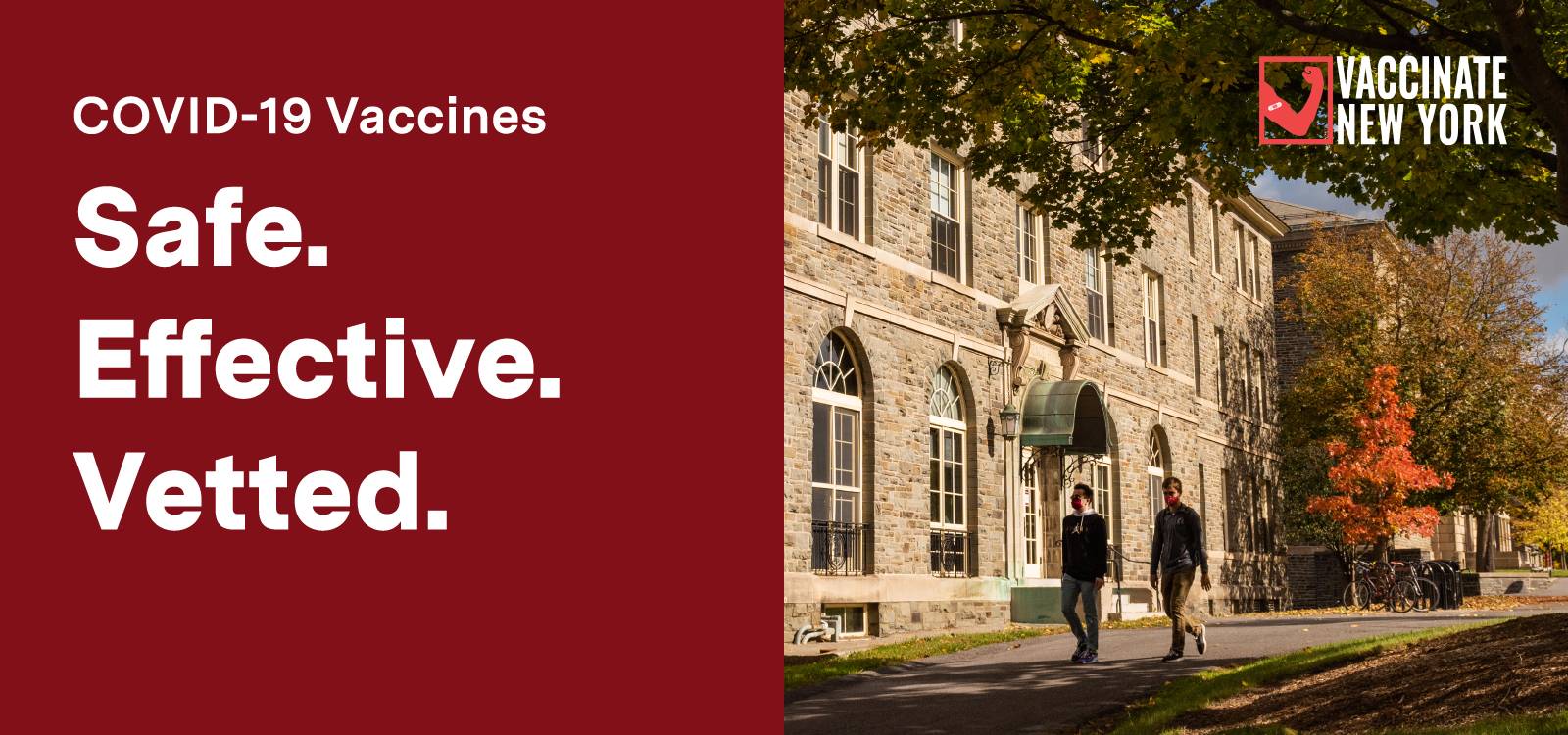 COVID-19 Vaccines: Safe. Effective. Vetted. In partnership with Vaccinate New York