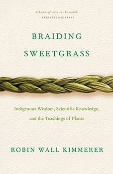 The cover of Braiding Sweetgrass.