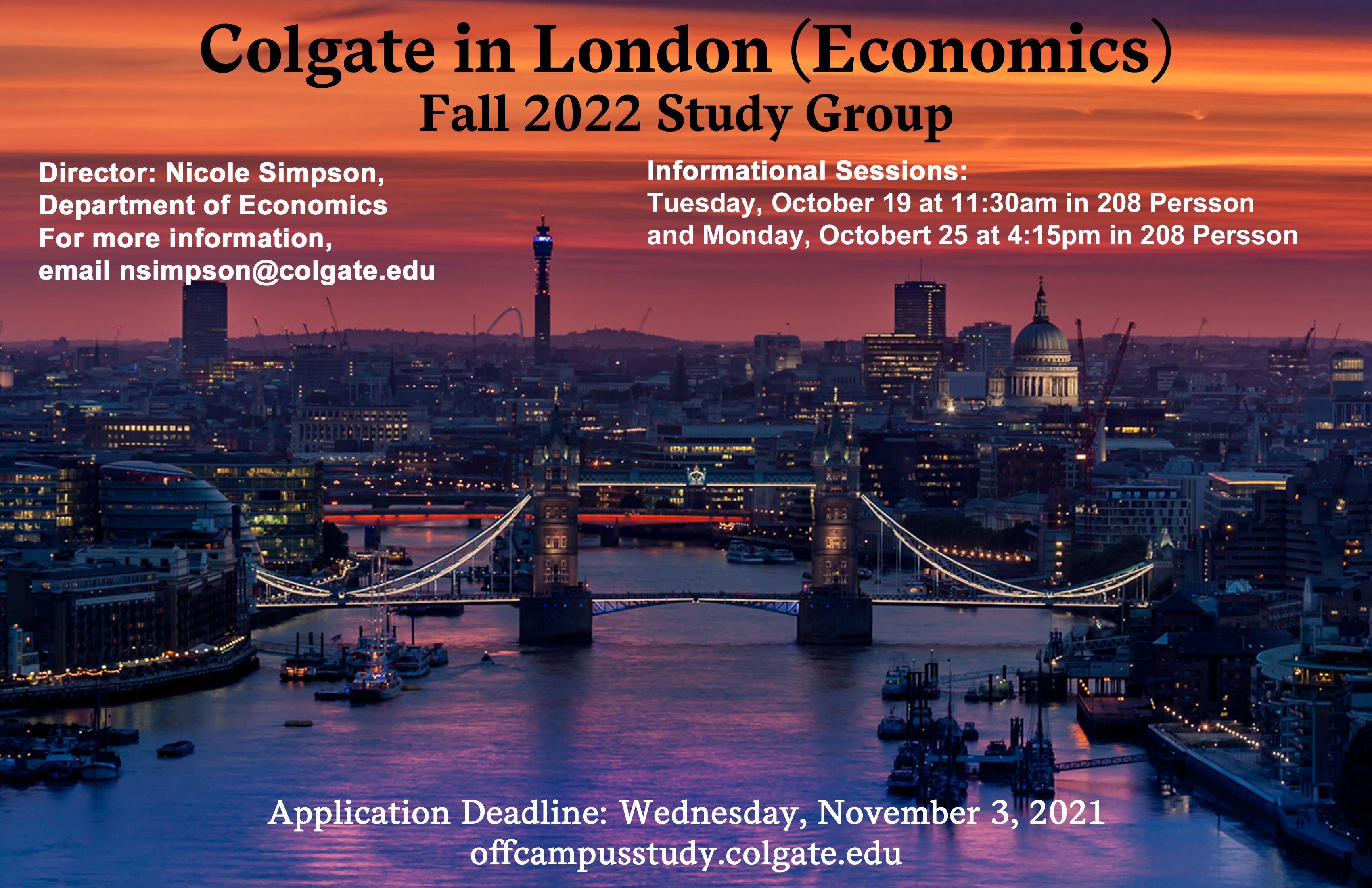 Fall 2022 London Econ Study Group Poster