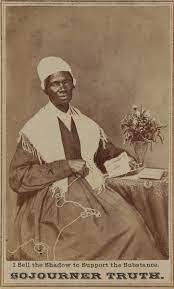 Sitting portrait of Sojourner Truth