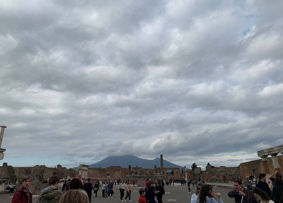 Mt. Vesuvius from Pompeii