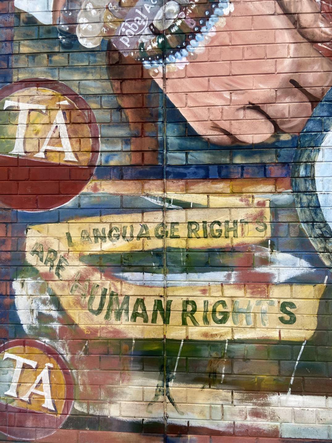 Wall Mural "Language Rights Are Human Rights"