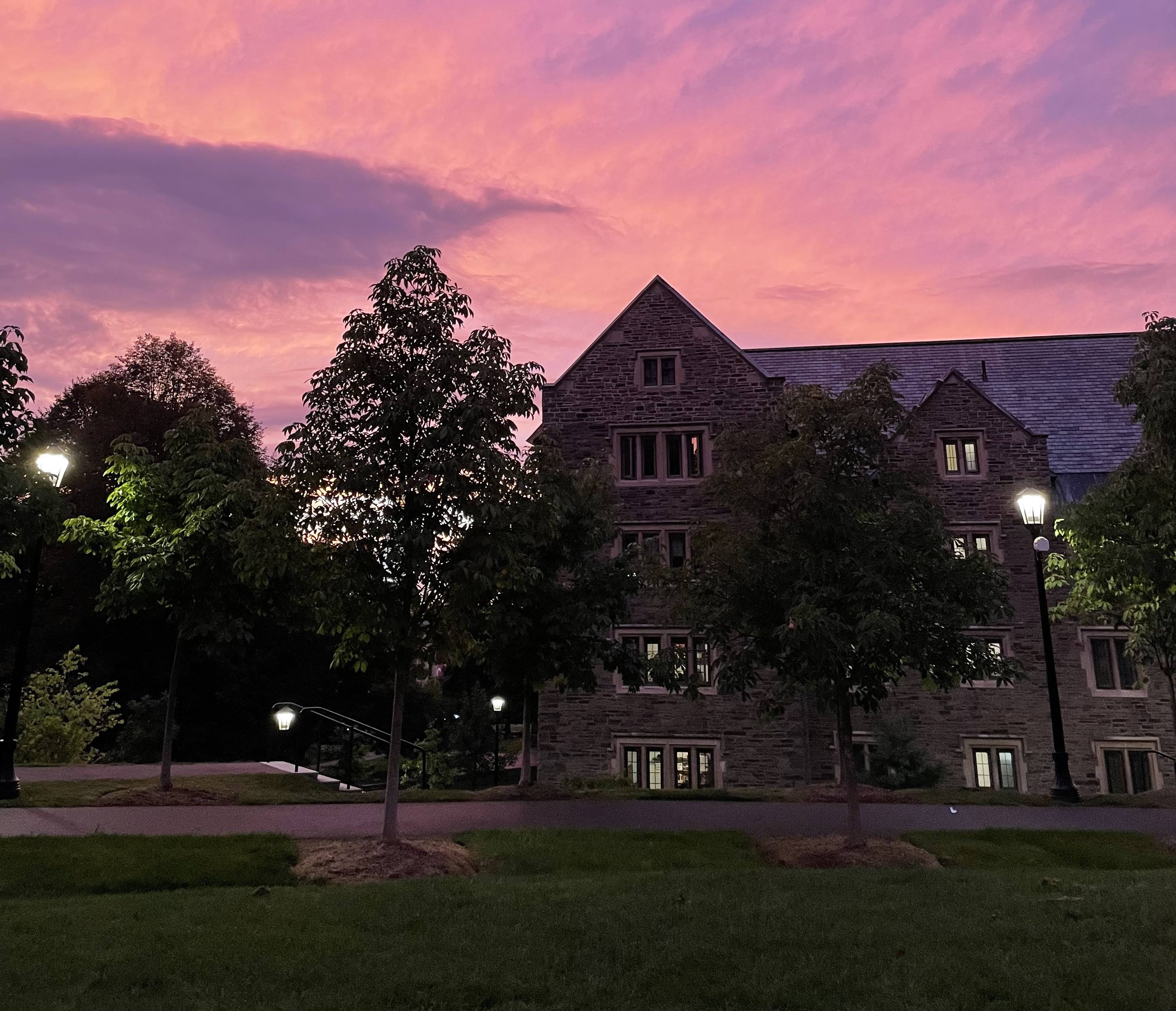 Sunset on the Burke-Pinchin quad