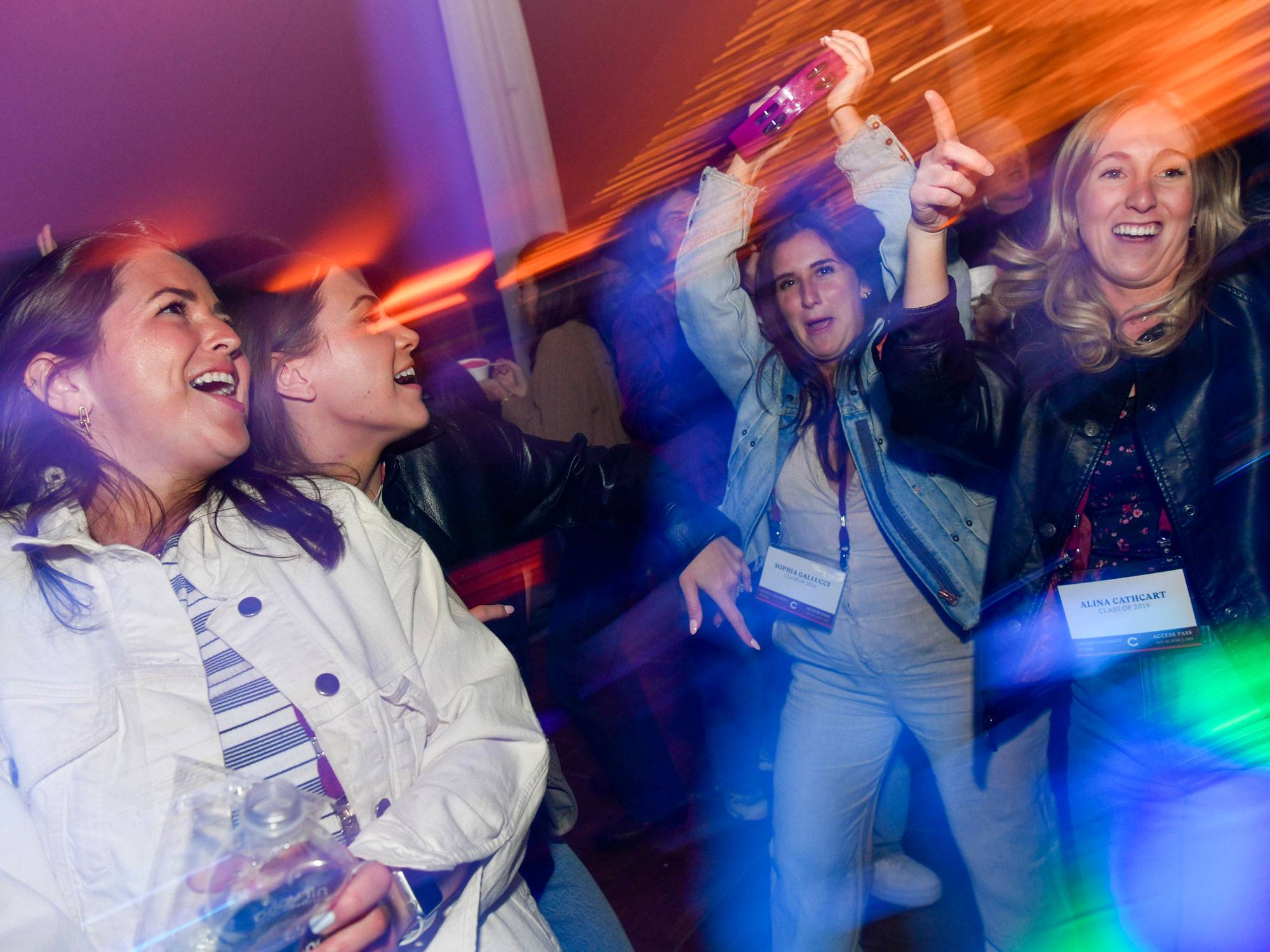 Alumnae dance at reunion