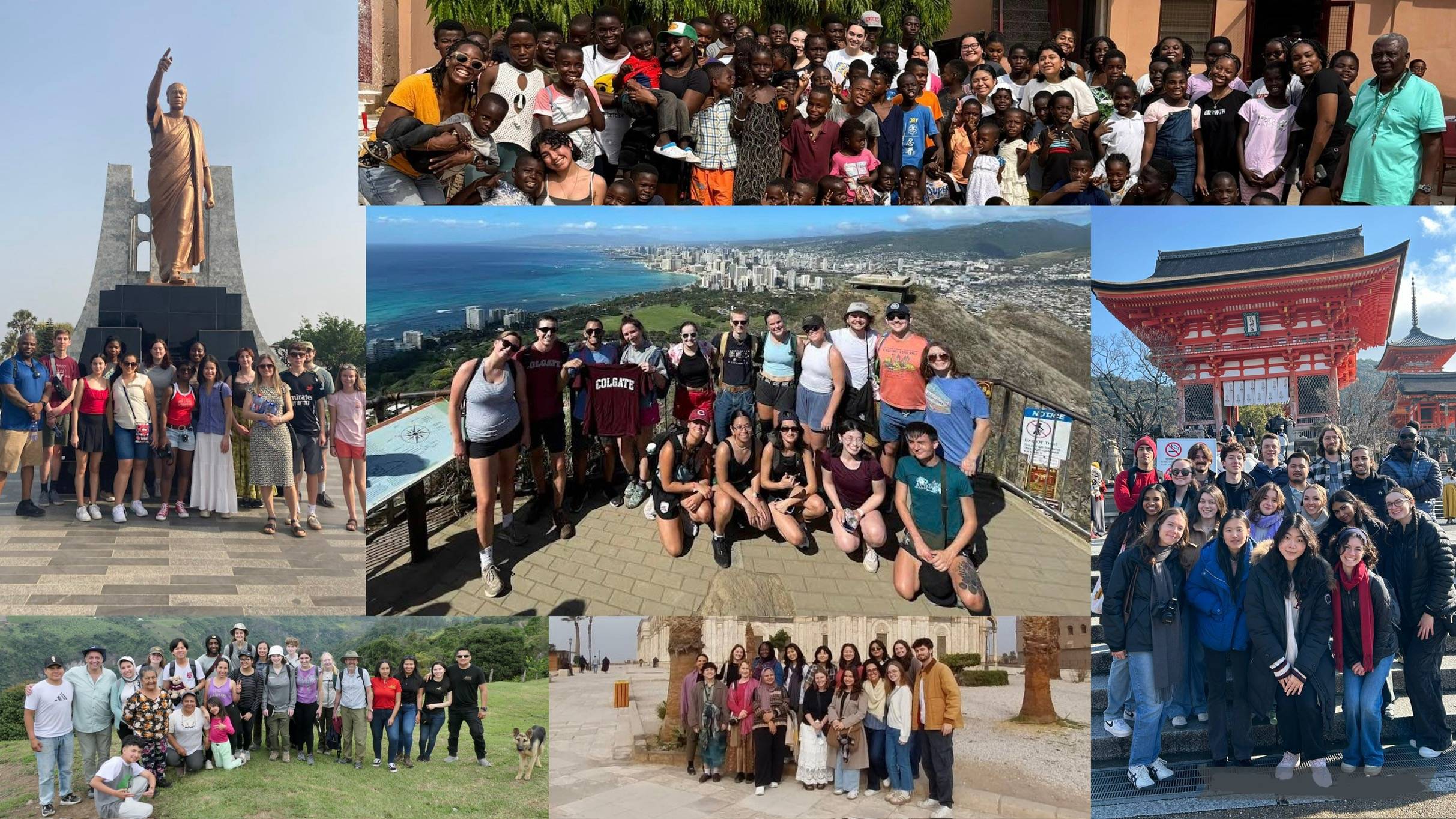 Six SRS Cohorts Travel Around the World