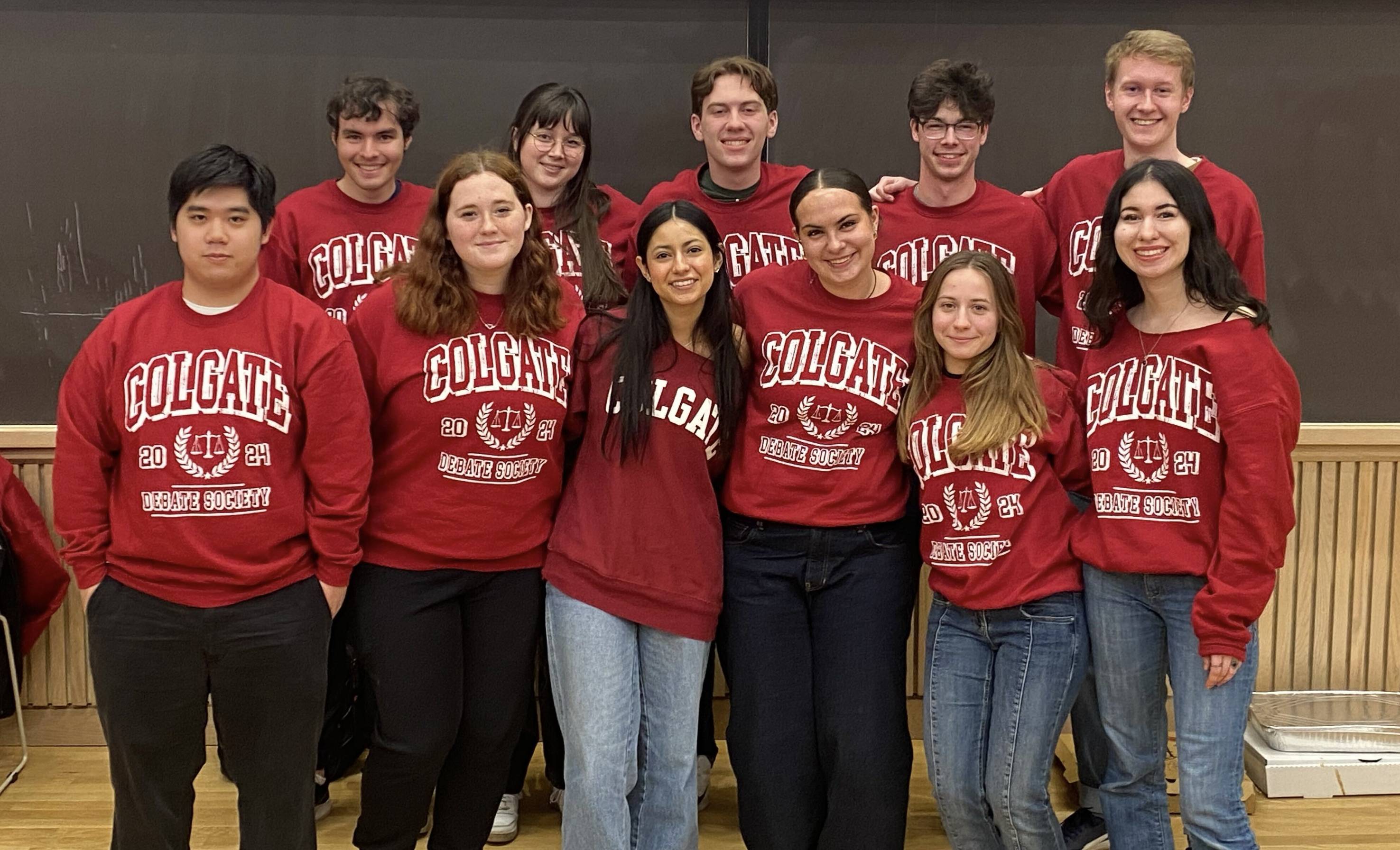 The 2025 Colgate Open Debate Team