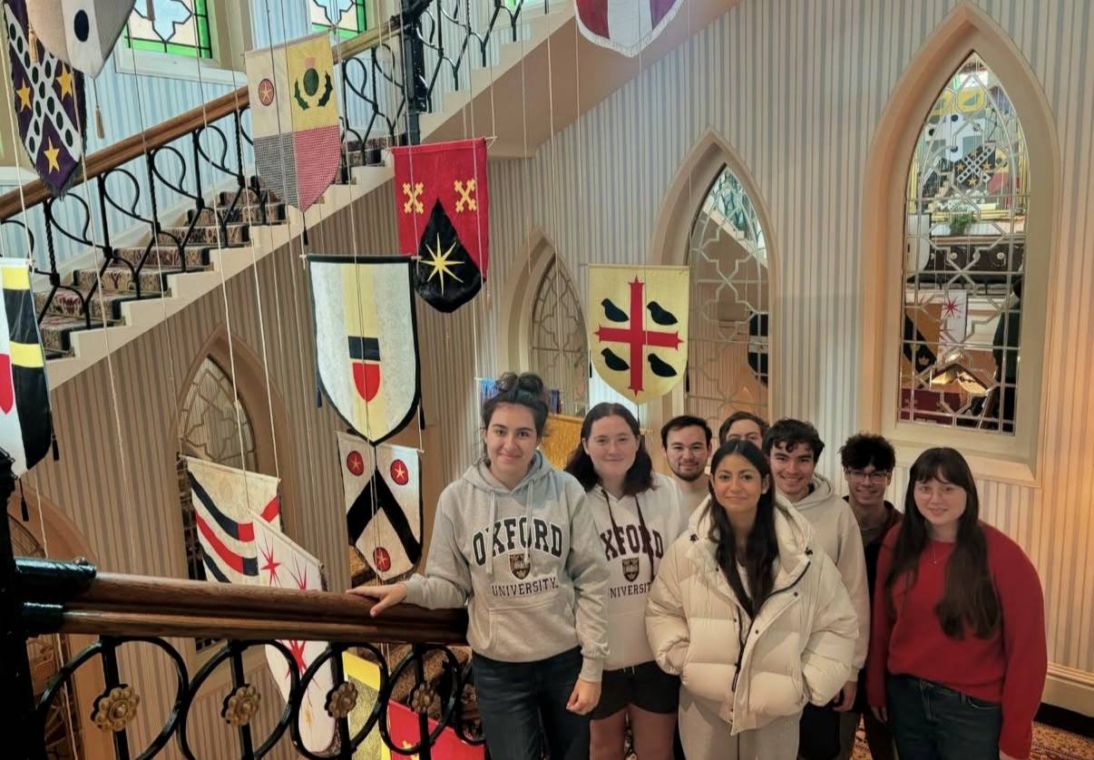 Molly and teammates in Oxford, England for the Oxford IV tournament