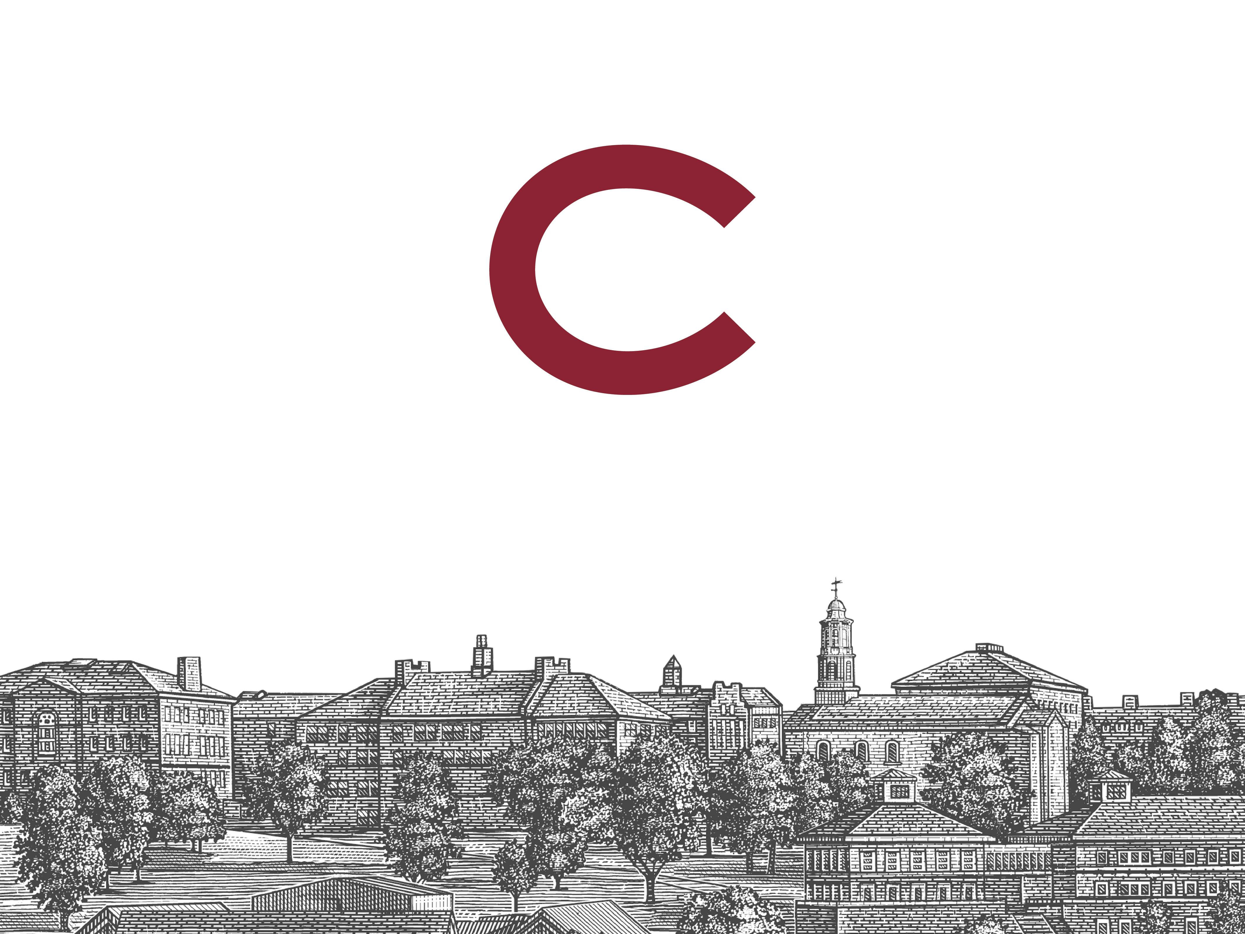 Colgate University Etching Desktop Wallpaper