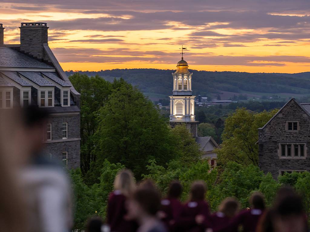 Colgate University Chapel Sunset Desktop Wallpaper