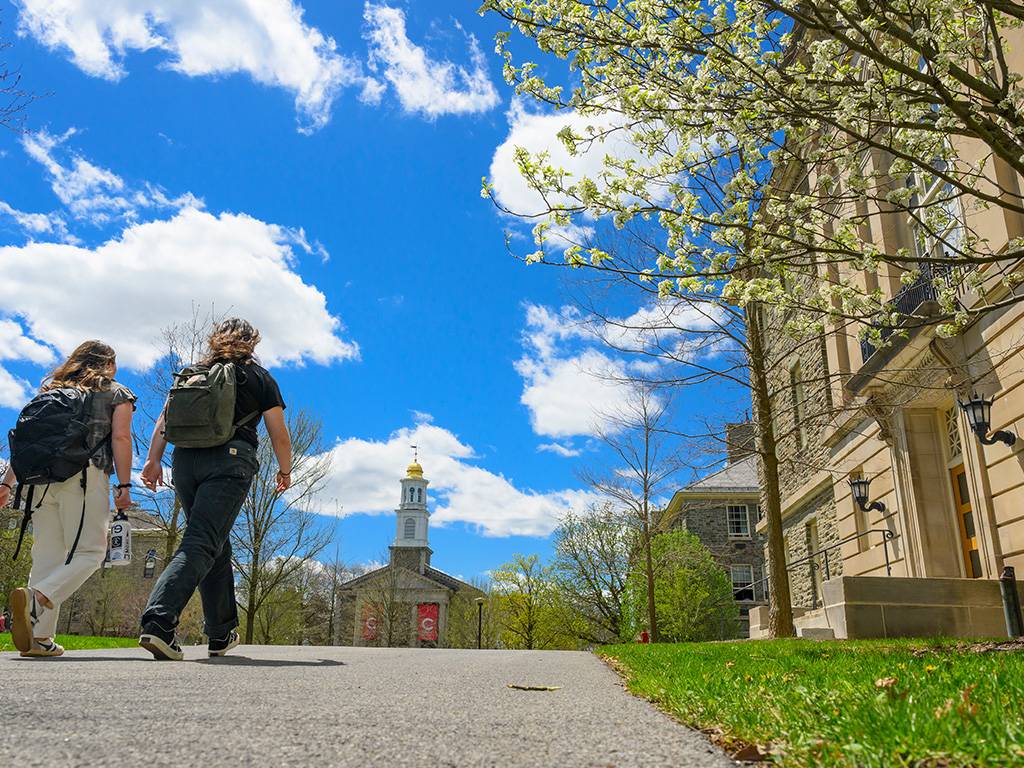 Colgate University Spring Sky Desktop Wallpaper