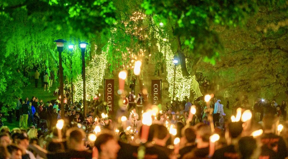 The senior torchlight procession