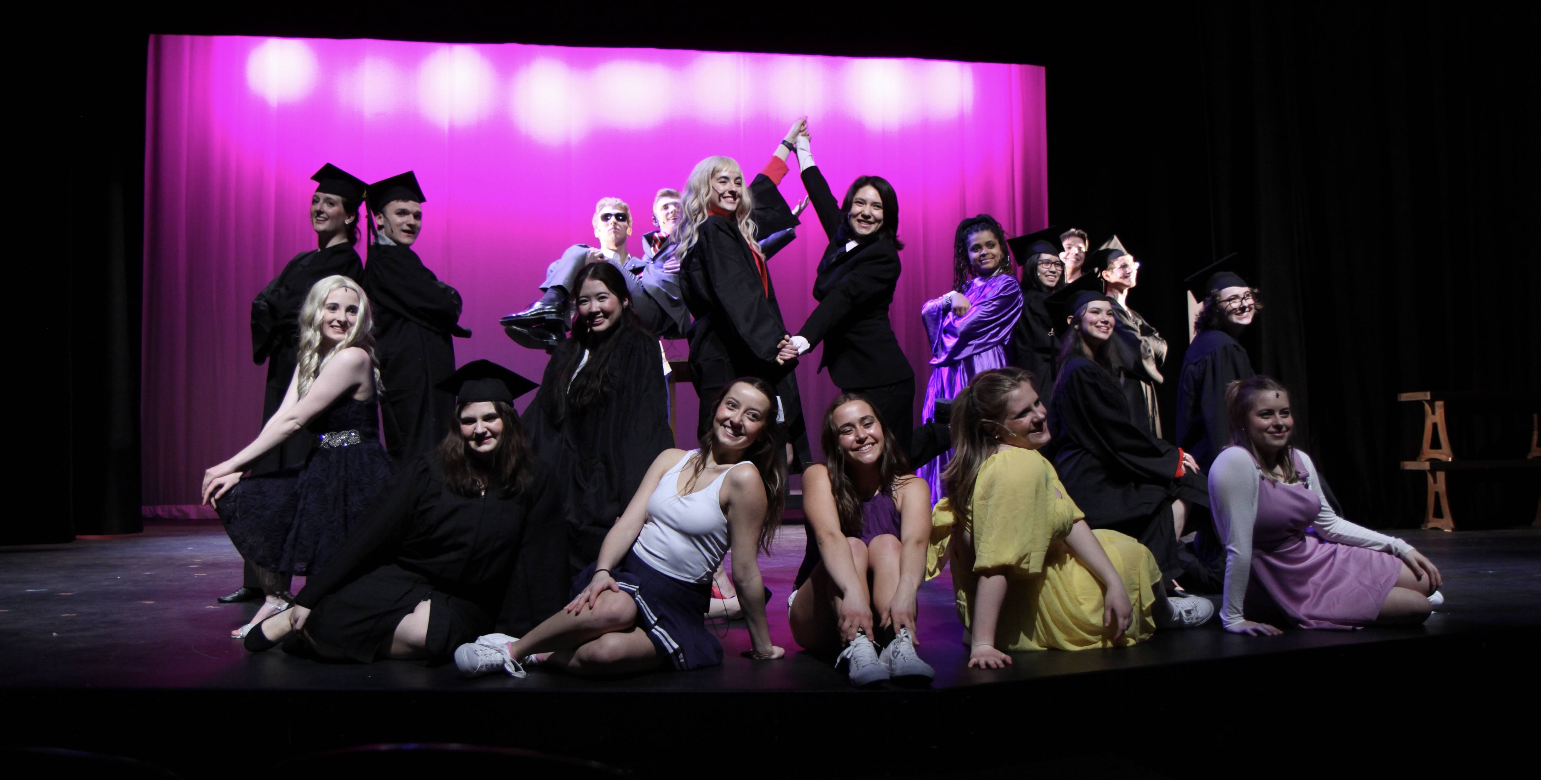 Reem posing with her fellow performers