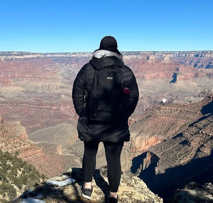 Katie on a service trip to Tuba City, Arizona