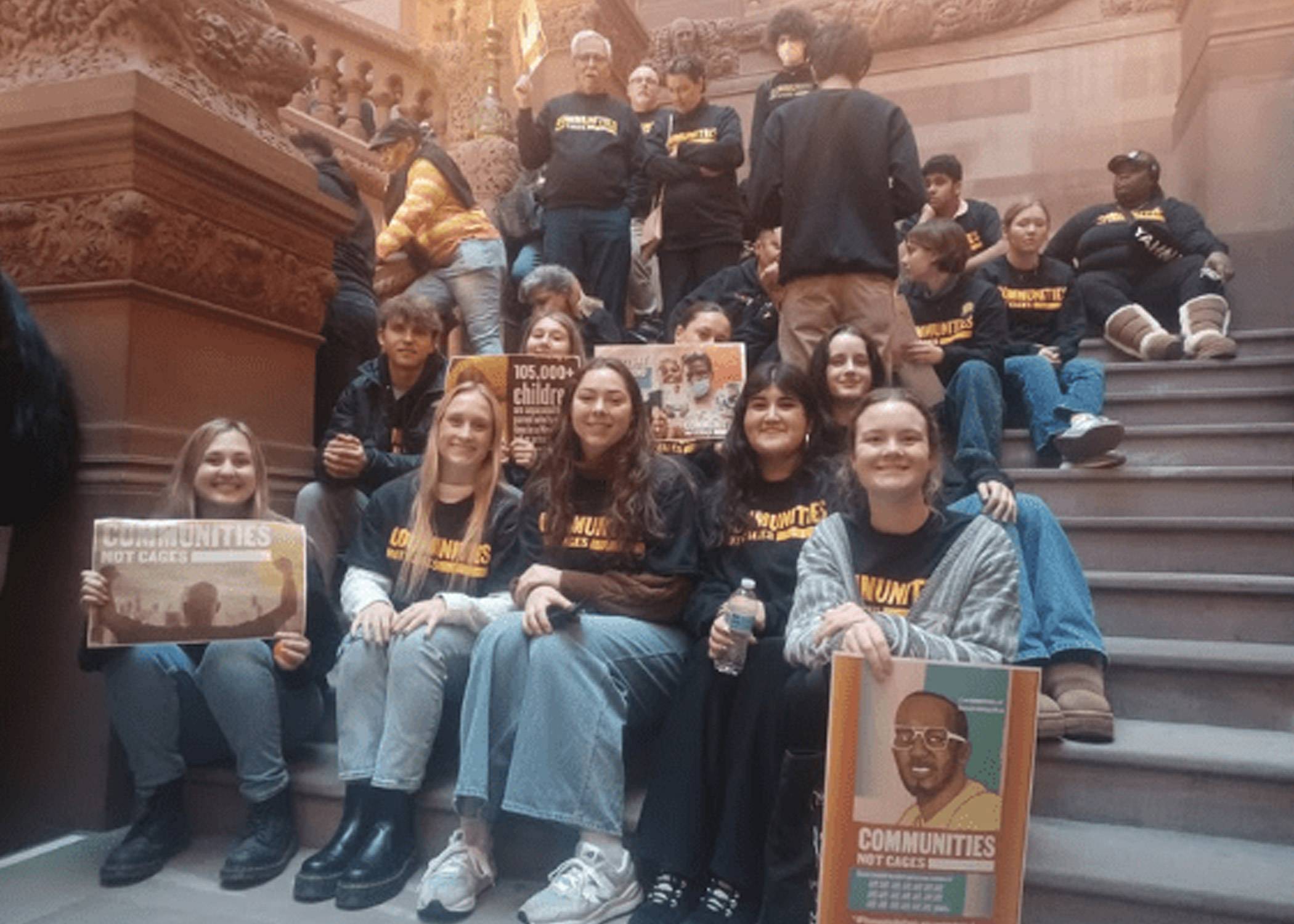 Students visit Albany for Advocacy Day