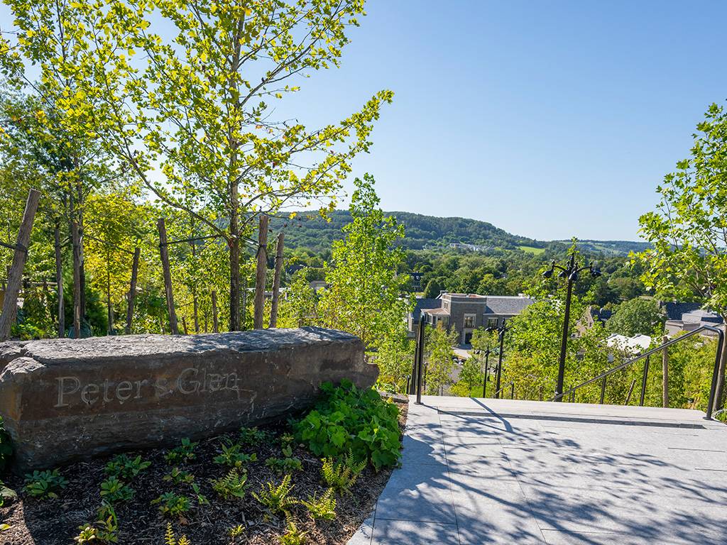Finding peace in the lush greenery of Peter’s Glen.