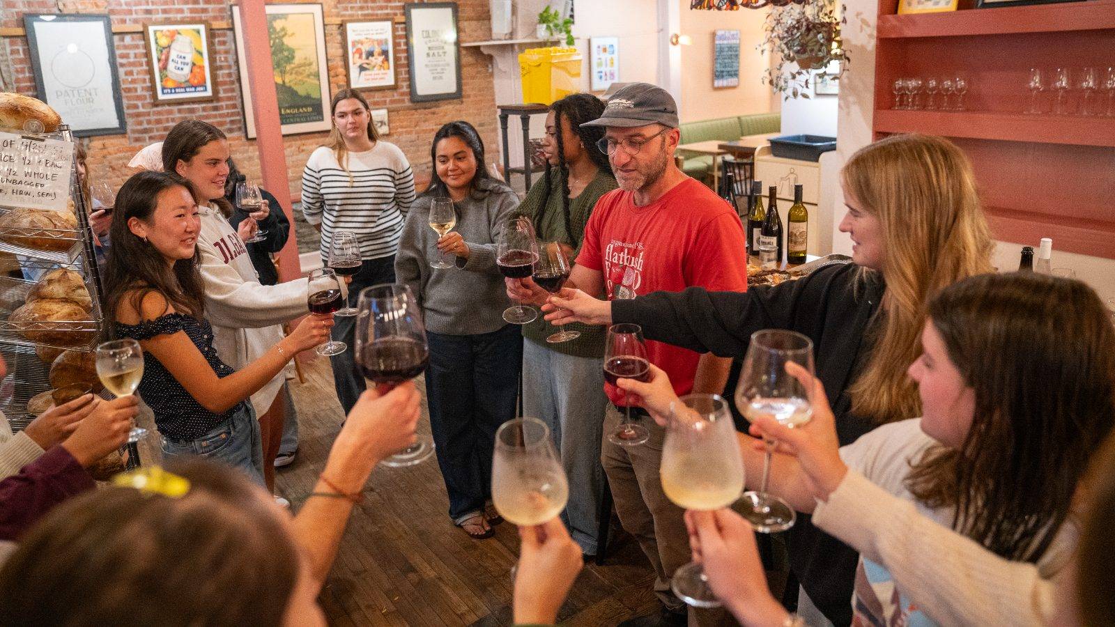 Stern EDUC 326 gathers at Flour & Salt