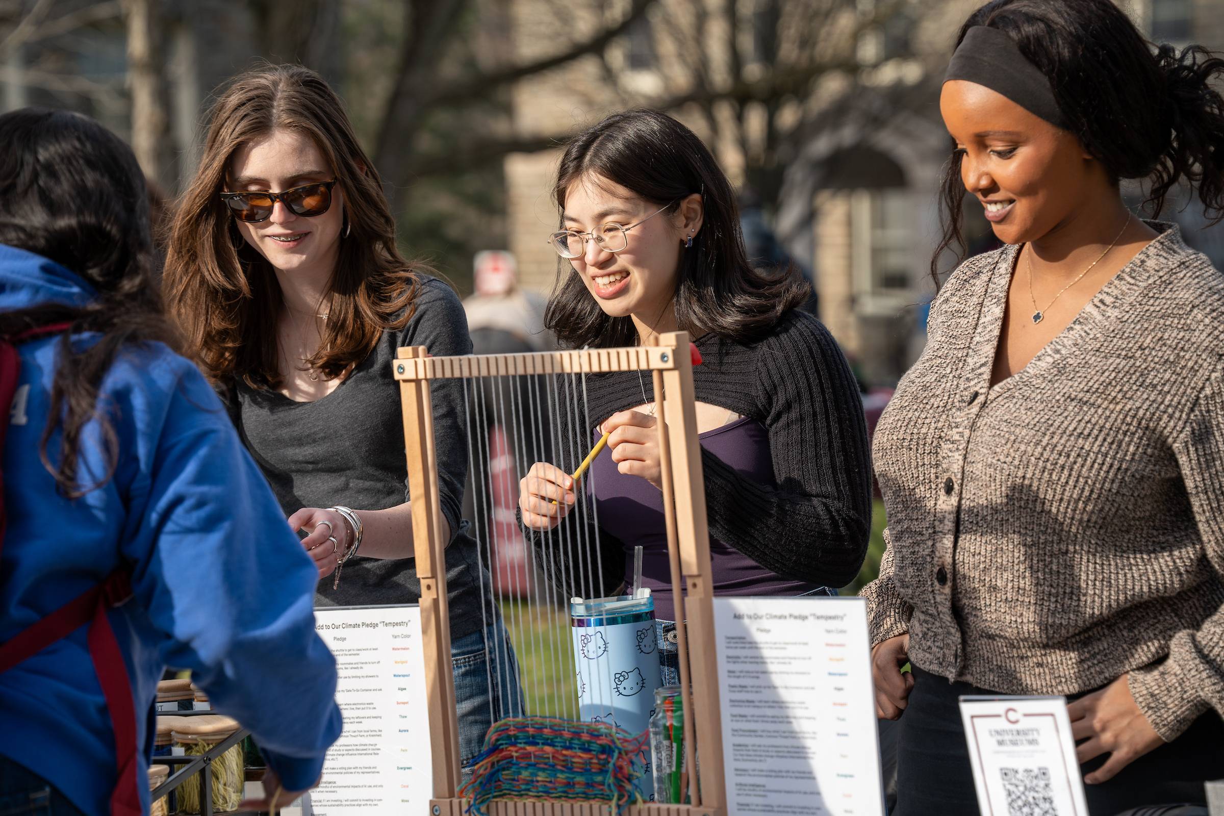Students add to Colgate’s Tempestry project