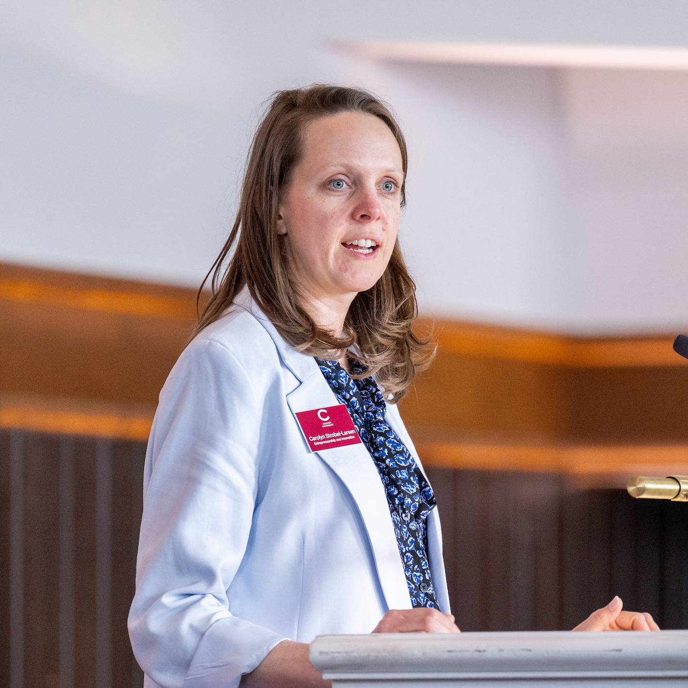 Carolyn Strobel-Larsen, director of entrepreneurship and innovation