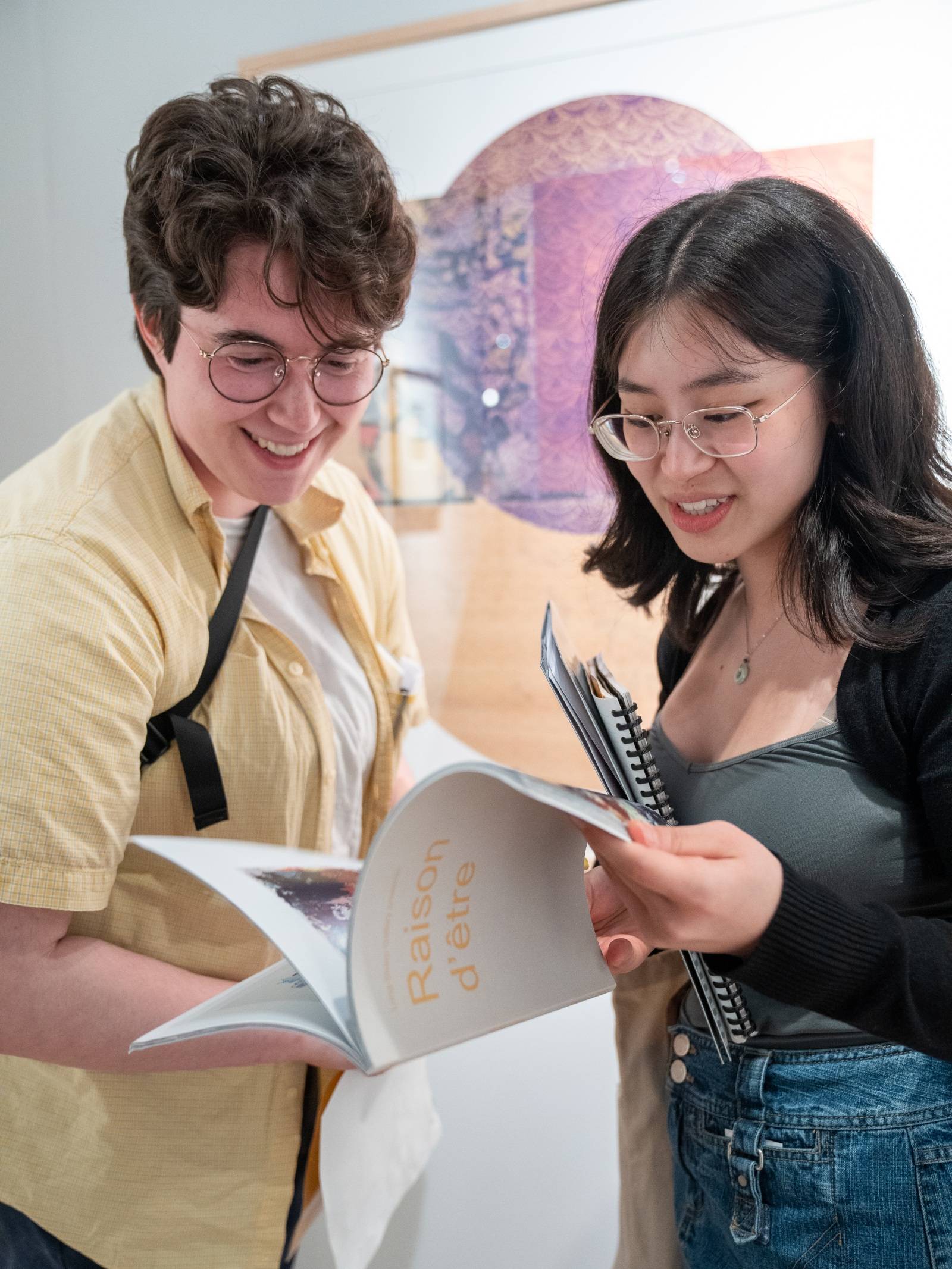 ARTH/MUSE 254 Students at the IFPDA Print Fair